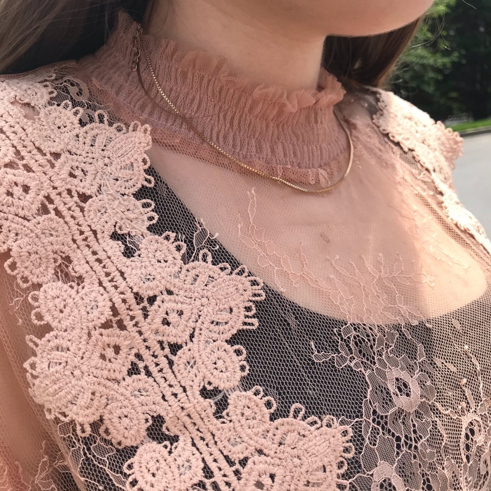 Peachy Lacey Top